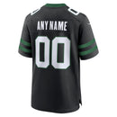 New York Jets Black Alternate Game Jersey - Custom