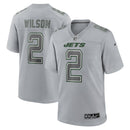 New York Jets Zach Wilson Nike Gray Atmosphere Fashion Game Jersey