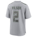 New York Jets Zach Wilson Nike Gray Atmosphere Fashion Game Jersey
