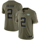 New York Jets Nike Olive 2022 Salute To Service Limited Jersey