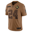 Nick Chubb Brown Cleveland Browns 2023 Salute To Service Limited Jersey