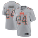 Nick Chubb Cleveland Browns Gray Atmosphere Fashion Game - Jersey
