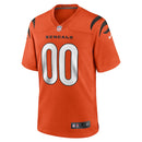 Orange Cincinnati Bengals Alternate Game Custom Jersey