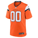 Orange Denver Broncos Mile High Collection Custom Game Jersey