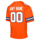 Orange Denver Broncos Mile High Collection 1977 Throwback Custom Game Jersey