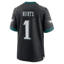Philadelphia Eagles Jalen Hurts Black Alternate Game Jersey