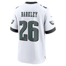 Philadelphia Eagles Saquon Barkley White White Game Jersey