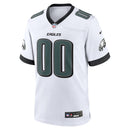 Philadelphia Eagles White Custom Game Jersey