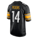 Pittsburgh Steelers George Pickens Black Game Player Jersey