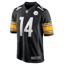 Pittsburgh Steelers George Pickens Black Game Player Jersey