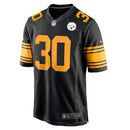 Pittsburgh Steelers Jaylen Warren Black Alternate Game Jersey