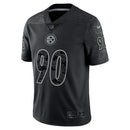 Pittsburgh Steelers T.J. Watt Black RFLCTV Limited Jersey