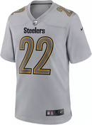 Pittsburgh Steelers Najee Harris Atmosphere Grey Game Jersey