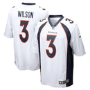 Russell Wilson White Denver Broncos Game Jersey