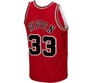 Mens Chicago Bulls Scottie Pippen Mitchell & Ness Red 2003 Hardwood Classics Swingman Jersey