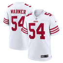 San Francisco 49ers Fred Warner White Player Game Jersey