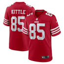 San Francisco 49ers George Kittle Scarlet Player Game Jersey