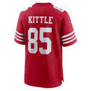 San Francisco 49ers George Kittle Scarlet Player Game Jersey