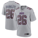 Saquon Barkley Gray New York Giants Atmosphere Fashion Game Jersey