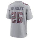 Saquon Barkley Gray New York Giants Atmosphere Fashion Game Jersey