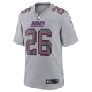 Saquon Barkley Gray New York Giants Atmosphere Fashion Game Jersey