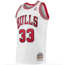 Men's Chicago Bulls Scottie Pippen Mitchell & Ness White Hardwood Classics 1997-98 Swingman Jersey
