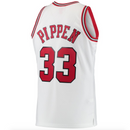 Men's Chicago Bulls Scottie Pippen Mitchell & Ness White Hardwood Classics 1997-98 Swingman Jersey