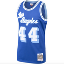 Men's Los Angeles Lakers Jerry West Mitchell & Ness Royal Hardwood Classics 1960-61 Swingman Jersey