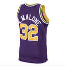 Men's Mitchell & Ness Karl Malone Utah Jazz 1991-92 Road Purple Swingman Jersey