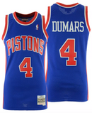 Men's Joe Dumars Detroit Pistons Mitchell & Ness Blue 1988-89 Hardwood Classics Swingman Jersey