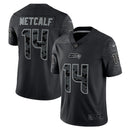 Seattle Seahawks DK Metcalf Black RFLCTV Limited Jersey