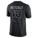 Seattle Seahawks DK Metcalf Black RFLCTV Limited Jersey
