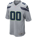 Seattle Seahawks Gray Alternate Custom Game Jersey