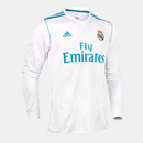 Real Madrid Retro Long Sleeve Shirt 2017/18 Home