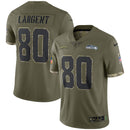 Steve Largent Seattle Seahawks Salute To Service Retired Player Limited Jersey