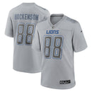 T.J. Hockenson Gray Detroit Lions Atmosphere Fashion Game Jersey