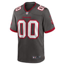 Tampa Bay Buccaneers Pewter Alternate Custom Game Jersey