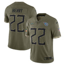Tennessee Titans 2022 Salute To Service Limited Player Jersey - Derrick Henry