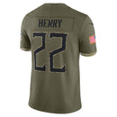 Tennessee Titans 2022 Salute To Service Limited Player Jersey - Derrick Henry