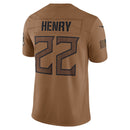 Tennessee Titans Derrick Henry Brown 2023 Salute To Service Limited Jersey