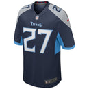 Tennessee Titans Eddie George Navy Game Retired Player Jersey