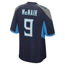 Tennessee Titans Steve McNair Navy Game Retired Player Jersey