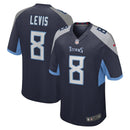 Tennessee Titans Will Levis Navy 2023 NFL Draft Pick Game Jersey