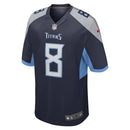Tennessee Titans Will Levis Navy 2023 NFL Draft Pick Game Jersey