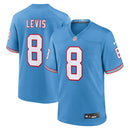 Tennessee Titans Will Levis Light Blue Oilers Throwback Player Game Jersey