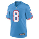 Tennessee Titans Will Levis Light Blue Oilers Throwback Player Game Jersey