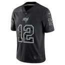 Tom Brady Black Tampa Bay Buccaneers RFLCTV Limited Jersey