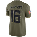Trevor Lawrence Olive Jacksonville Jaguars 2022 Salute To Service Limited Jersey