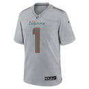 Tua Tagovailoa Gray Miami Dolphins Atmosphere Fashion Game Jersey