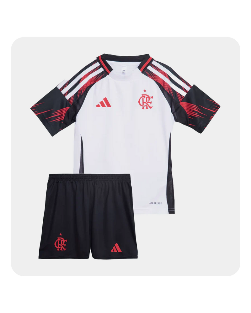 Conjunto Infantil Flamengo 2025/26 - Away